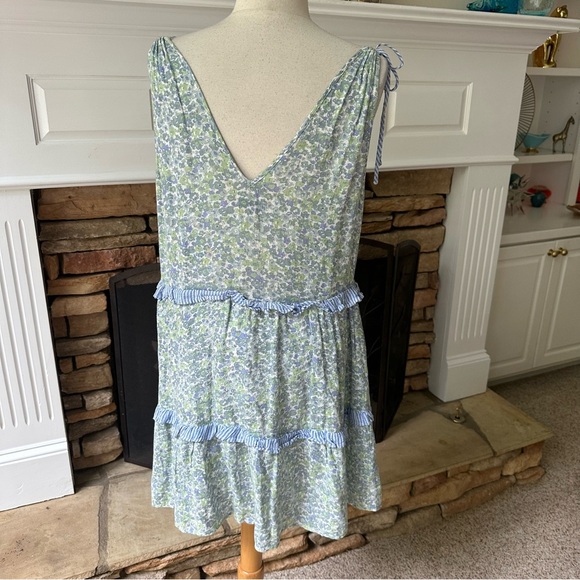 Rails Janelle mini dress in the blue green wildflower mix small - Picture 9 of 16